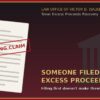 Competing claim filed for Texas excess proceeds after a tax foreclosure sale