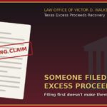 Competing claim filed for Texas excess proceeds after a tax foreclosure sale